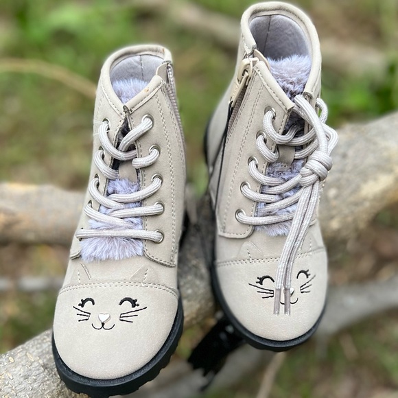 Wonder Nation Swede Leather Tan Bootie - Picture 3 of 11